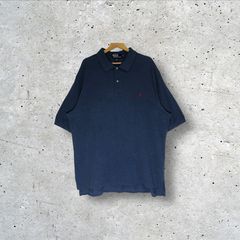 レトロ オールド ポロシャツ ネイビー XL ポートオーソリティ アメカジ 
