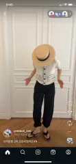 リーショップ黒ズボン