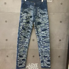 ジバンシィ ダメージ デニムパンツ インディゴ bm50st50qc-H061107のサムネイル