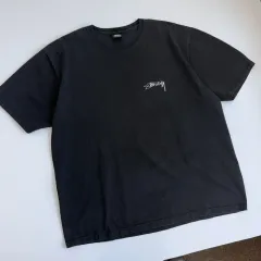 STUSSY ステューシー モダンエイジ バッグ プリント ブラック 半袖Tシャツ