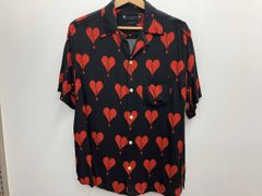 Supreme Heart rayon shirt - メルカリ