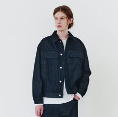 LURAKU Rigid Denim Jacket J77 ブラック L - メルカリ