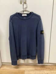STONE ISLAND 18aw 刺繍ロゴスウェット ブルー L - メルカリ
