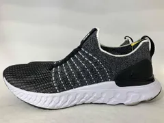 NIKE REACT PHANTOM RUN FK 2 RUNNING SHOE ナイキ リアクト ファントム ラン フライニット 2 黒 スニーカー シューズ 28cm CJ0277-003