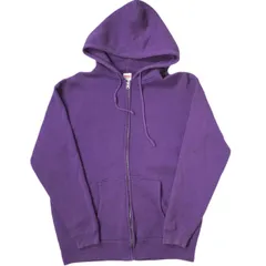 United Athle ユナイテッドアスレ 10.0オンス T/C スウェット フルジップ パーカ（裏起毛） 5620-01 XL PURPLE パーカー フーディー トップス g11330