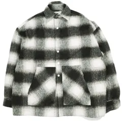 Danke Schon ダンケシェーン 25AW SHAGGY SHIRTS シャギーチェックシャツ 25A-SHL053-DS Free BLACK ジャケット トップス g26336のサムネイル