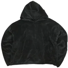 Danke Schon ダンケシェーン W-FACE VELOUR PULL HOODY ダブルフェイス ベロアプルオーバーパーカー Free BLACK サンプル品 トップス g26359のサムネイル