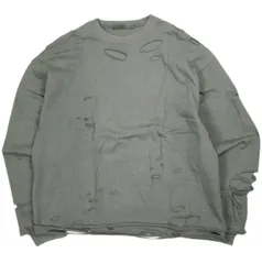 Danke Schon ダンケシェーン ダメージレイヤードロングスリーブトップス ロンT Free チャコールグレー 長袖 ロングスリーブTシャツ トップス g26376のサムネイル