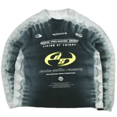 Danke Schon ダンケシェーン 25AW TIEDYE L/S TEE RACING タイダイ染め ロングスリーブTシャツ L BLACK 長袖 トップス g26290のサムネイル