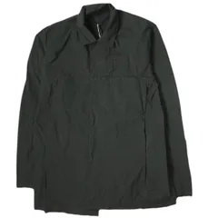 新品 ATELIER SUPPAN アトリエスパン フランス製 A1708 Front Silver925 Hook Shirt Jacket HAND DYED ハンドダイ フロントフックシャツジャケット 1 BLACK アウター g10069のサムネイル