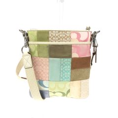 COACH コーチ パッチワーク クロスボディ ショルダーバッグ 斜め掛け