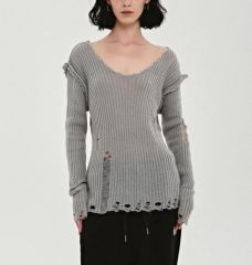 MOUSSY INSILENCE GATHER KNIT トップス - メルカリ