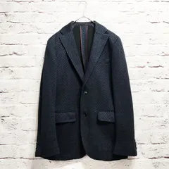 【美品】ALEXANDER JULIAN ヘリンボーン柄 テーラードジャケット リネン混のサムネイル