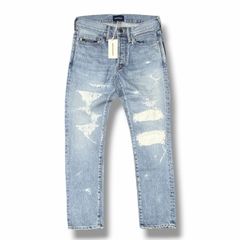 SAINT LAURENT Paris アイスブルークラッシュデニム 32 - メルカリ
