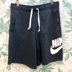 ZZ236 NIKE スウェット ハーフパンツ ショートパンツ ブラック S