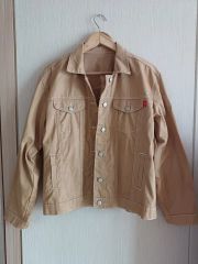 ピンクハウス美品 激レアワッペンいっぱい からし色の デニム 