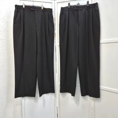UNIQLO +J ウールスリムフィットパンツブラック 436119 2本セット