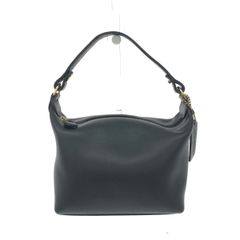 美品】COACH コーチ レザー ハンドバッグ 黒 ターンロック ゴールド