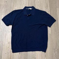 morgano ネイビー ニットポロシャツ ジョンスメドレー ラルディーニ 
