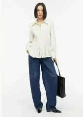 H&M シャーリング ブラウス