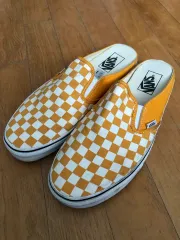 VANS チェッカーボード スリッポン ミュール イェロー 280