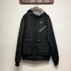 ナイキ ACG キルティング 起毛 ブラック ジャケット