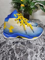 Under Armour SC バスケットシューズ 青 - メルカリ