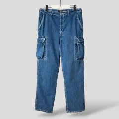 (33)90s RRL(ダブルアールエル) カーゴ デニムパンツ USAのサムネイル
