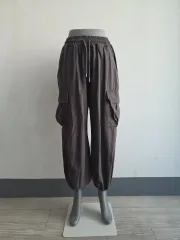 レディース 夏 カーゴ ジョガーパンツ