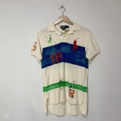 Ralph Lauren 【入手困難】【90s】 アニマル柄 半袖ポロ ベージュ 