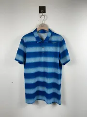 ナイキ ドライフィット ストライプ ポロ Tシャツ M