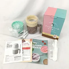 未使用品　レコルト アイスクリームメーカー おかめちゃん コラボ 限定品 豆腐レシピ付のサムネイル