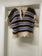 LEINWÄNDE Holiday Crochet Crop Top オレンジ - メルカリ