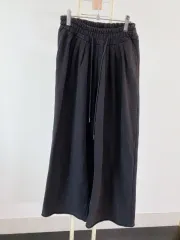 (正規品)ワイドフィットウエストゴムズボン (レディース 27 29)