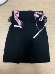 Sugar Gross 上下セット おリボン MARS シュガーグロス MA*RS】【二点セット】スピンドル付きクロス刺繍セットアップ - BLK