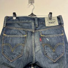 雰囲気抜群】Levi's 201 シンチバック ダメージ加工 デニム W30 - メルカリ