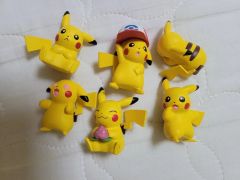 ボスごっこピカチュウフィギュア 全7種コンプリートセット ガチャ