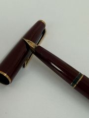 モンブラン 万年筆 木軸 585刻印 k14 - メルカリ