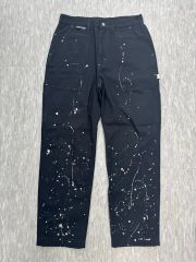 SAPEur サプール スケート チノパンツ ペンキ加工 ドローコード L