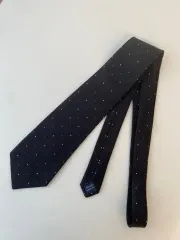 ポロ CHAPS by ralph lauren ジャパン メイド ドット パータン シルク ネクタイ
