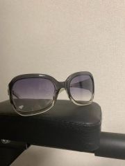 ケース付き】CHANEL シャネル ラインストーン レクタングル サングラス