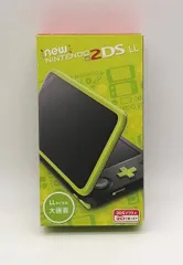 美品！Newニンテンドー2DS LL ブラック×ライム 箱あり