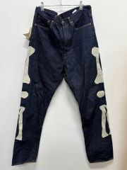 KAPITAL 骨デザイン インディゴデニムパンツ | Mercari