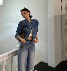 ZARA ザラ 中町綾着用 デニムクロップドジャケット - メルカリ