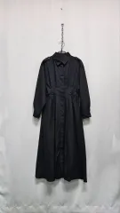 オープンタイプ ロング丈ワンピース（ブラック）