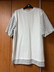 良品】CULLNI クルニ PARIGOT別注 ダブルクローズストライプシャツ 