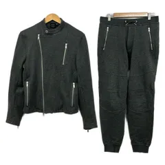 ARMANIEX(アルマーニエクスチェンジ) メンズセットアップ メンズ美品  - ダークグレー ジップアップ/裏地フリース