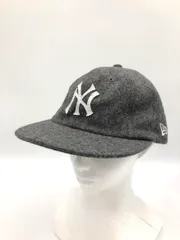 New Era ニューエラ ロゴ 刺繍 キャップ size58.7cm/グレー ■■ メンズ
