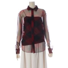 グッチ 24AW コットン バックログ エンブロイダリー ブラウス シャツ