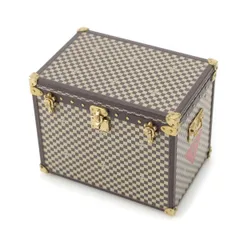 ルイヴィトン ダミエ トランク ノベルティ ペーパーウェイト 雑貨 ブラウン【中古】